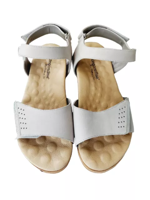 WALKING CRADLES WOMEN'S Comfort Sandals Size 11 W Taupe Adjustable ...