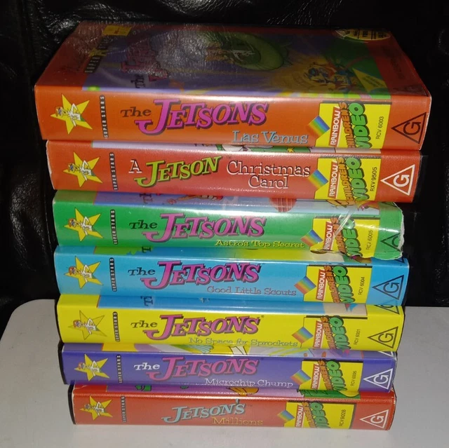 THE JETSONS X 7 VHS TAPES No Space For Sprockets,Millions,Astro Top