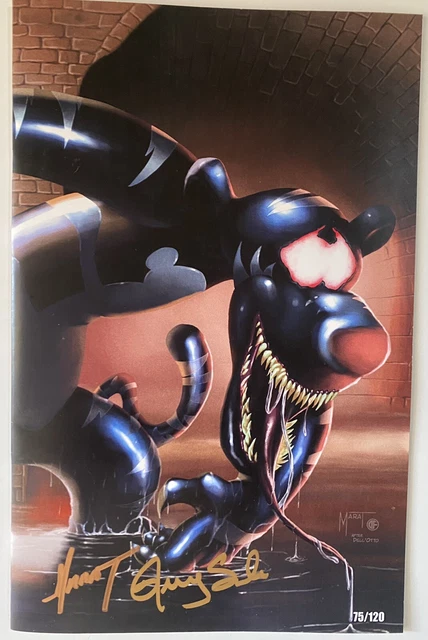 TIGGOMVERSE #1 MICHAEL MARATS SIGNED +1 "VENOM 1 Cover DELL'OTTO' HOMAGE" 75/120