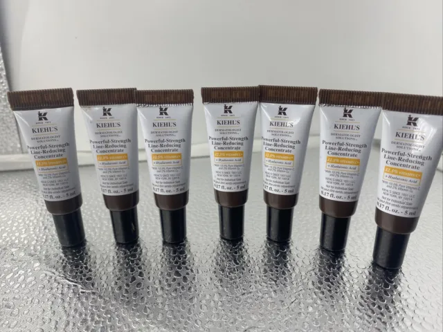 7 x 25 Kiehl's Powerful-Strength Line-Reducing Concentrate 0.17oz - 5ml Each