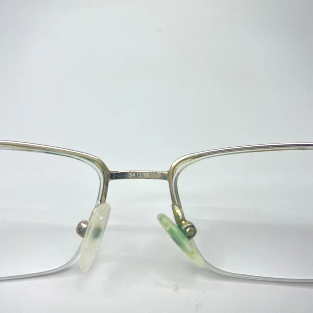 Christian Dior Eyeglasses Frames Rimless Womens Black yellow 54-16 19319 6