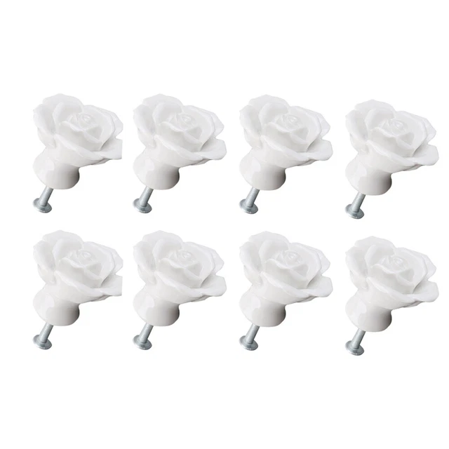 8 Pcs Boutons Pour Tiroirs De Commode Porte En Céramique Mettre La Table