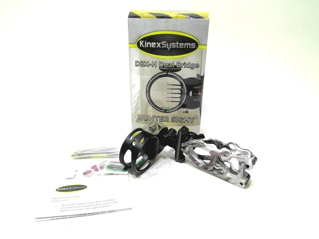 Kinex Systems Dual Bridge 5 Pin .019 Bow Archery Sight Right Hand DBX-H5-RTXD