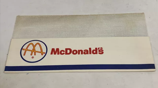 1960's, McDonald's, Un-Used Employee (Slash Logo) Paper Hat (Scarce / Vintage)