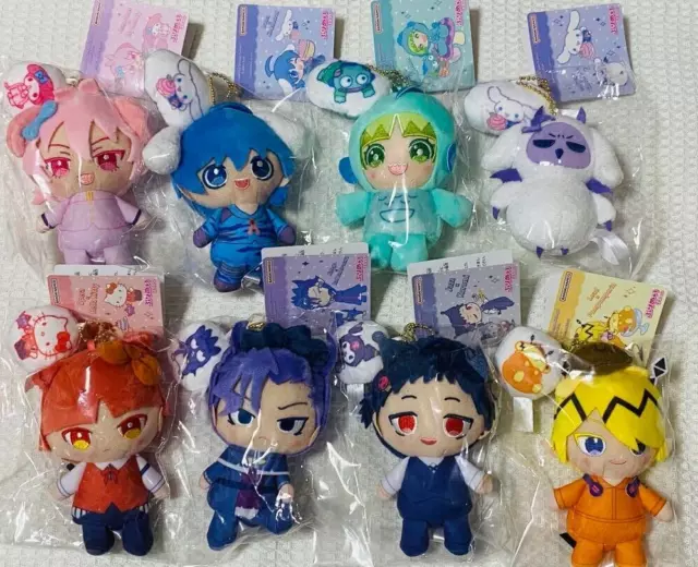 Welcome to Demon School! Iruma-kun Sanrio Plush Doll Mascot Chain Complete Set 8