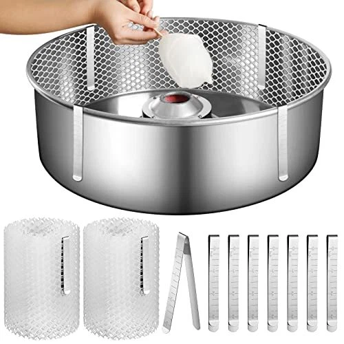 2 Sets Cotton Candy Mesh and Clip Stabilizer Kit White Cotton Candy Machines