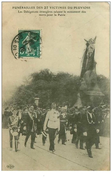 CPA 62 – Funérailles Victimes Du Pluviôse à Calais, Sortie Des Cercueils, 1900s