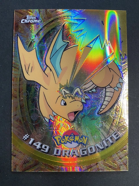 DRAGONITE #149 SPECTRA Variant TOPPS CHROME HOLO Pokemon Card Rare Series 2  $263.00 - PicClick