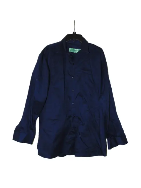 RED KAP NAVY Blue Long Sleeve Work Shirt Xl Rg Men Cotton New $18.00 ...