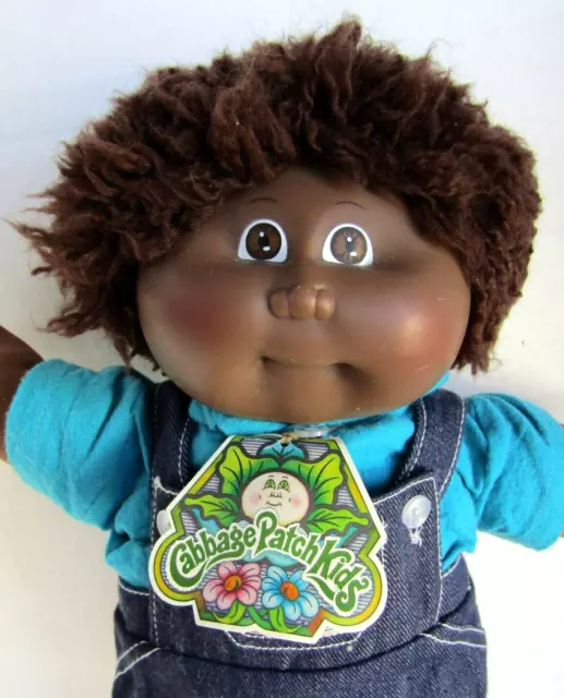 Coleco 16" AA Cabbage Patch Kids FUZZY HAIR  BOY, TOMMY TIMOTHY, no box, READ