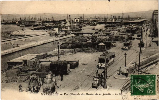 CPA MARSEILLE Vue générale des Bassins de la Joliette (444980)