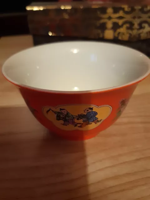 Limited Edition Porcelain Chinese Bowl, Treasures Of Dynasties Series 'Peach' 3