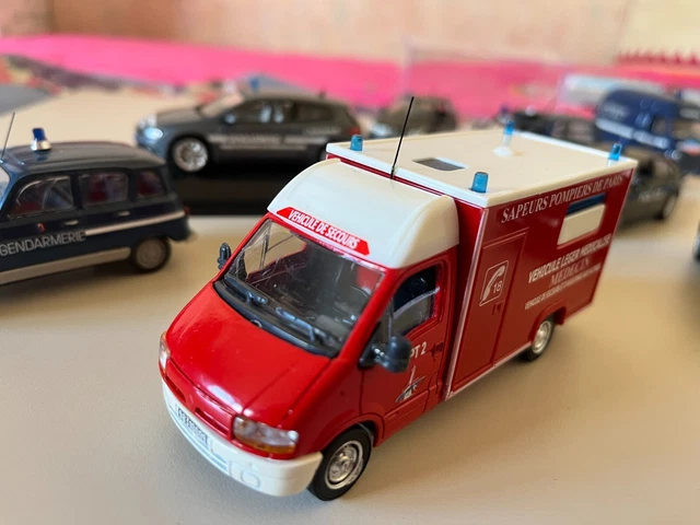 ODEON - Véhicule Des Pompiers Du DOUBS Limité à 504 Pièces – RENAULT Master T (1/43, Métal, Rouge)