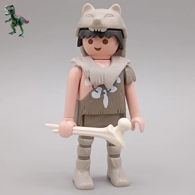 Lotto Di 4 Pezzi Playmobil – Personaggi Vari: Guerrieri, Indigeni, Druido – Usati