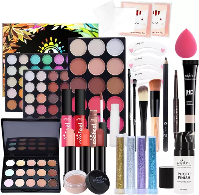 Multiuso Set Trucco, Kit Trucco Tutto in Uno Palette Cosmetica per Principianti