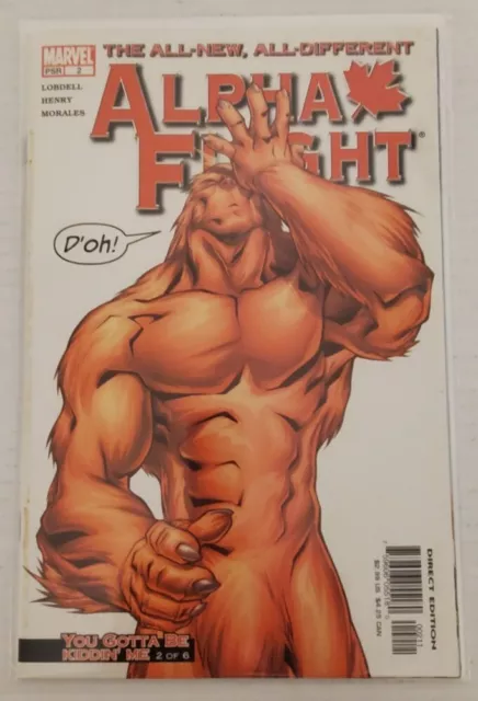 The All-New All-Different Alpha Flight Issue 2 Marvel Comics 2004