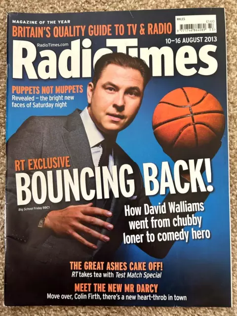 RADIO TIMES DAVID WALLIAMS COVER 10/8/2013 Kermit The Frog CHRIS PACKHAM