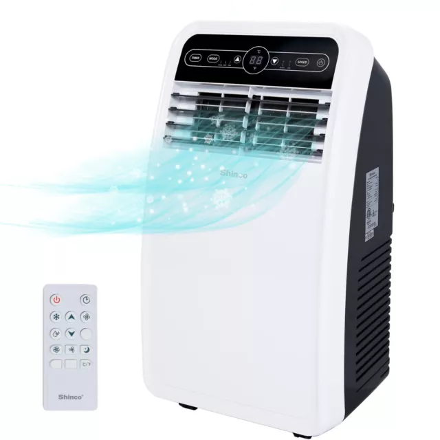 Shinco 8000 BTU 3-in-1 Portable AC Unit Air Conditioner,Cooling,Dehumidifier,Fan