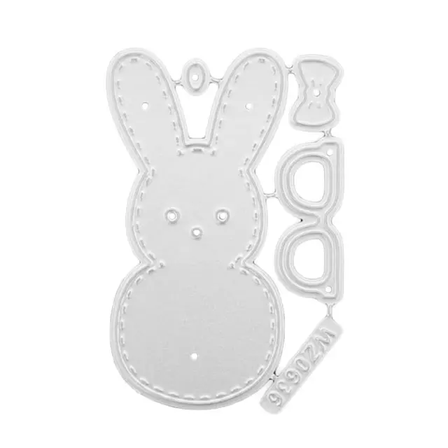 Easter Eggs Rabbit Cutting Dies Set Embossing Stencil Mold Templates Paper Q7J7