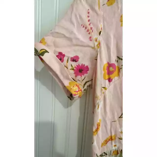 NWT RAGA Tiered Floral Bloom Maxi Dress | Pink | Small 3