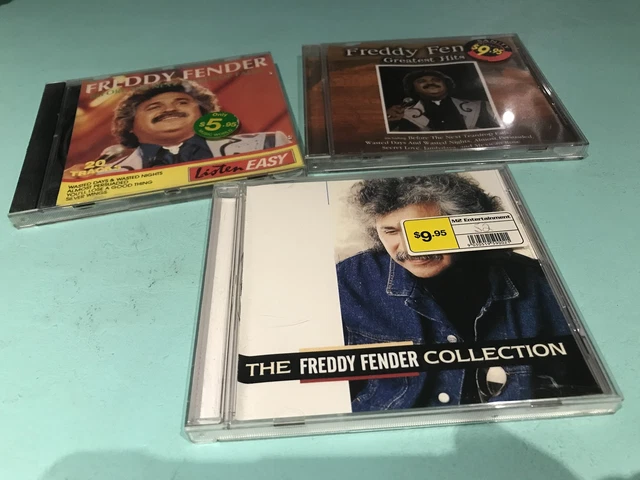 3 x Freddy Fender CDs Collection + Greatest Hits + Before Next Teardrop Falls