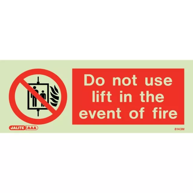 Jalite Do Not Use Lift Sign - 8143 - Rigid PVC