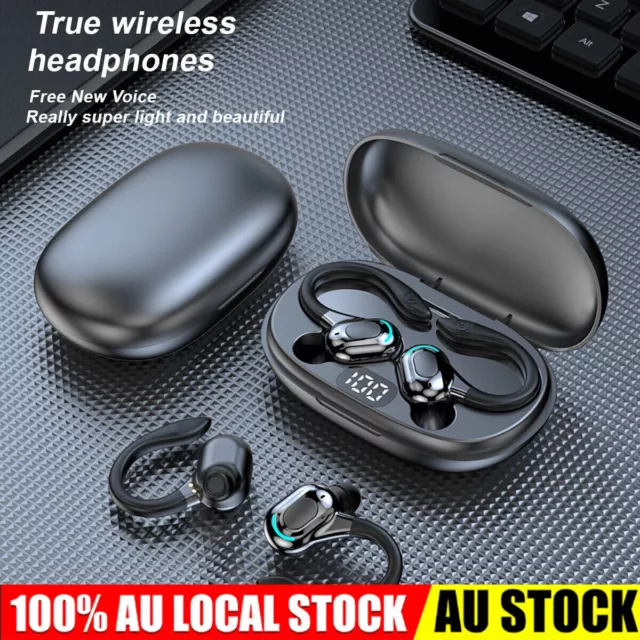 Bluetooth 5.0 Headset TWS Wireless Earphones Stereo Earbuds Headphones Ear Hook