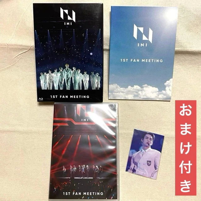 INI 1ST FAN Meeting Blu-ray with Photo Card Opened Used Japan