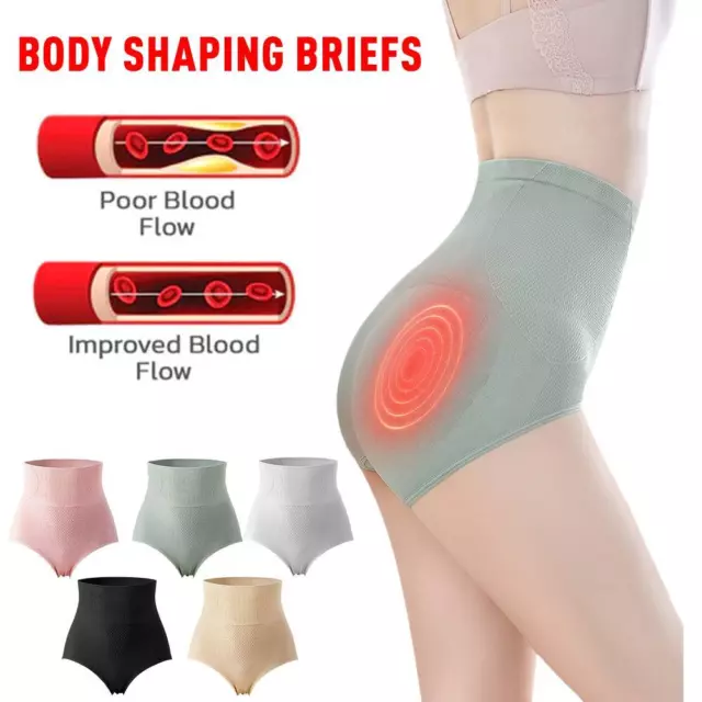 New Body Shaping Briefs Graphene Vaginal Tightening High Waist Shaper Fat  Burning Bodysuit Abdominal Shapewear for Women