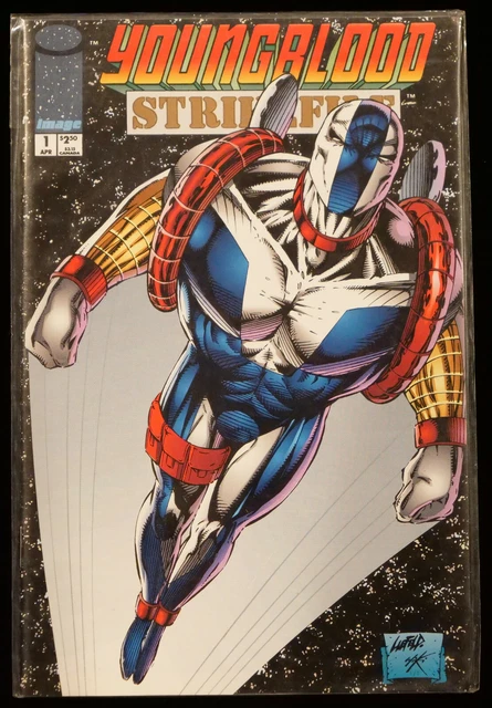 Youngblood: Strikefile #1 (APR 1993, IMAGE) 1st APP "Giger Glory" [BAG/BOARD] NM