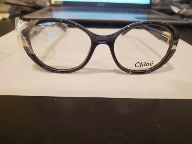 NEW Chloe CE 2656 036 DARK GREY ITALY MADE  52-17-135mm B38MM PERFECT AUTHENTIC