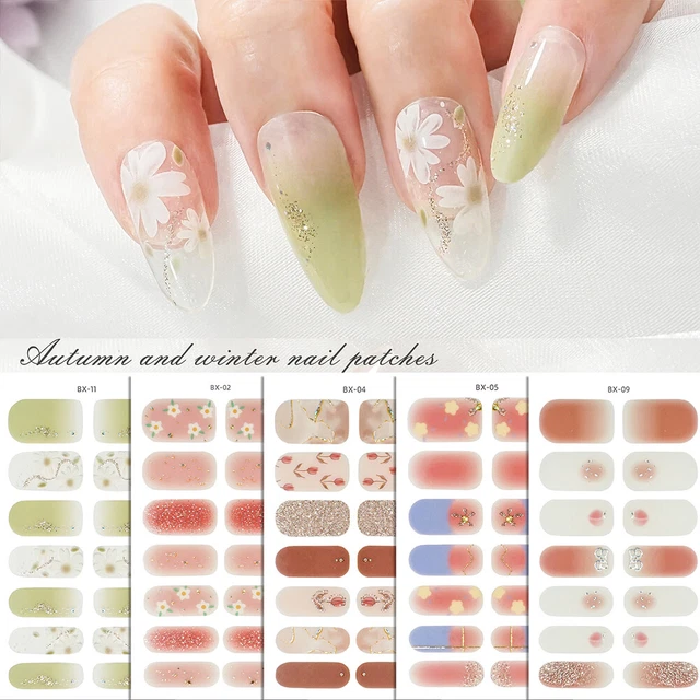 Nagelschablonen Set – 36 Blatt Mit Herz, Stern & Wellen Für French Maniküre & Nail Art DIY