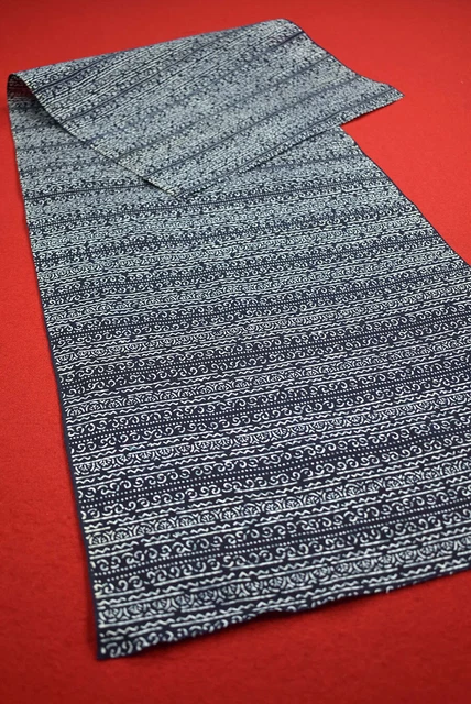 Vintage Japanese Fabric Cotton Antique Boro Patch Indigo Blue Dyed 39.8"/MM40/55
