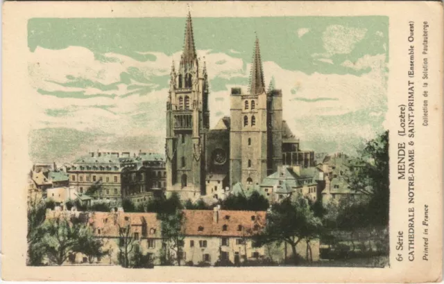 CPA AK Mende Cathedrale Notre-Dame et St.Primat FRANCE (1172597)