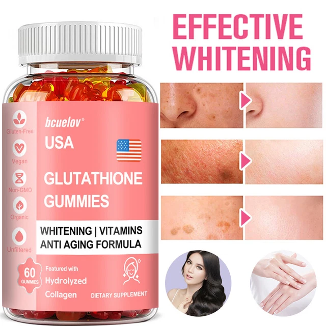 BESHINY L-GLUTATHION BLANCHISSANT la peau pilules supplément 1000mg  antioxydant EUR 39,00
