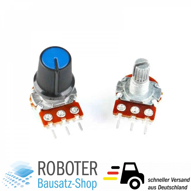 Produktbild von Dreh-Potentiometer Mono 47KB Linear Mit 42/5mm Achse