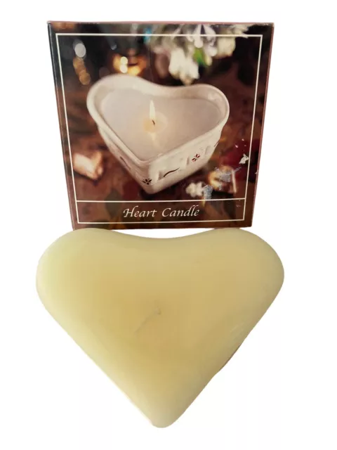 Longaberger Heart Candle REFILL Item 74721 for 2000 Heart Dish.  NOS Sealed