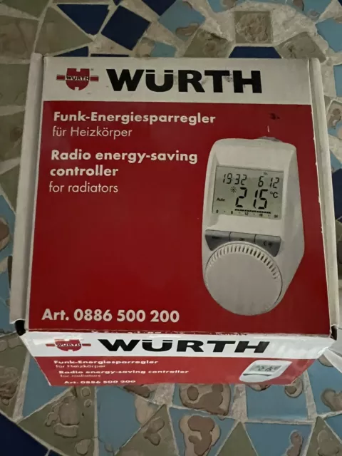 Würth Funk Energiesparregler für Heizkörper 0886500200 neu OVP