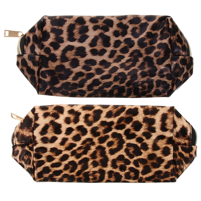 2 Pcs Miss Travel Kit Shaving Bag Black Purse Women Makeup Storage
