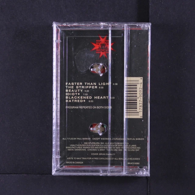 PIOMBO IN ORO chicks & speed futurism WAX TRAX! Cassetta sigillata