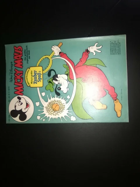 Micky Maus Nr. 45 / 06.11.1979 mit Beilage und Schnipp / sehr guter Zustand 
