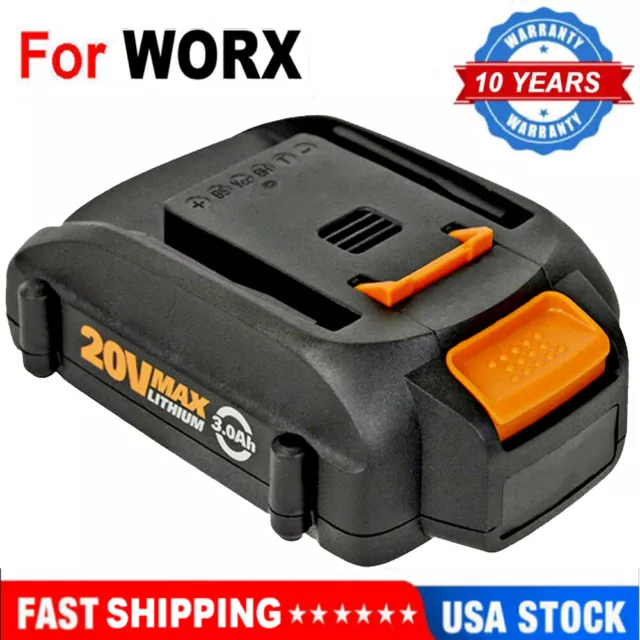 3.0AH 20 Volt Li-ion Battery For Worx WA3512 WA3512.1 WA3525 WA3520 Rockwell RW9