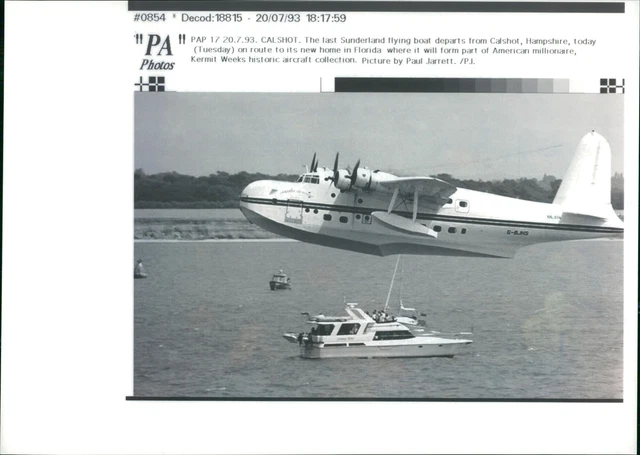 Aircraft: Sunderland Flying Boat - Vintage Photograph 1055442