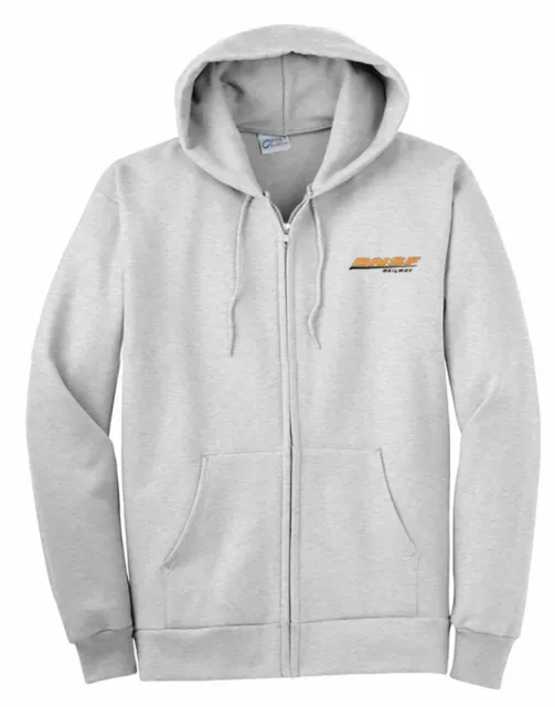 BNSF Swoosh Zippered Hoodie Sweatshirt [48]
