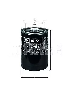 MAHLE 154070201910 - Filtro olio