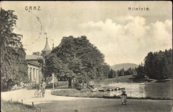 Ak Graz Steiermark, Hilmteich - 3570585