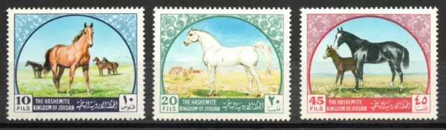 Jordanie YT 583-585 neuf sans charnière XX MNH cheval horse