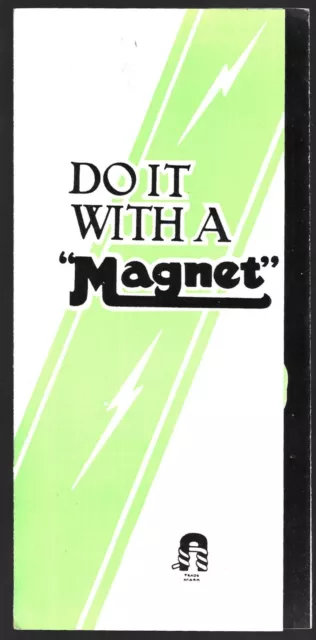Vintage Magnet Electric Cookers Domestic Appliance Brochure Leaflet