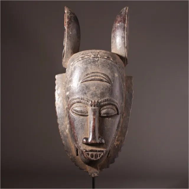 12707 Old Baule Mask Ivory Coast