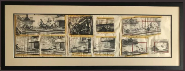 Disney Original Production Storyboards by Bill Peet from Ben and Me 1953.